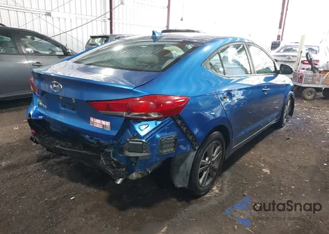 2018 Hyundai Elantra Sel z USA, uszkodzony, nr VIN 5NPD84LF5JH217131
